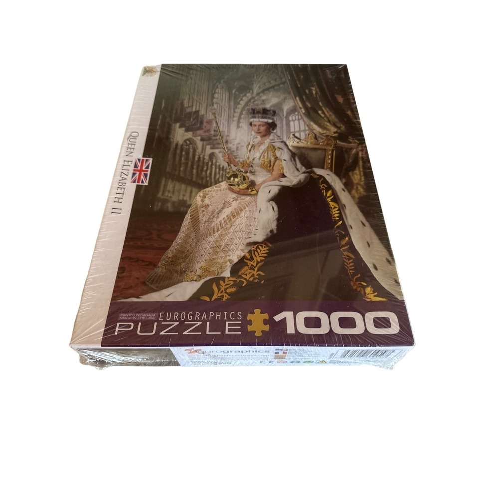 New Sealed EuroGraphics Queen Elizabeth‎ II 1000 Piece Puzzle